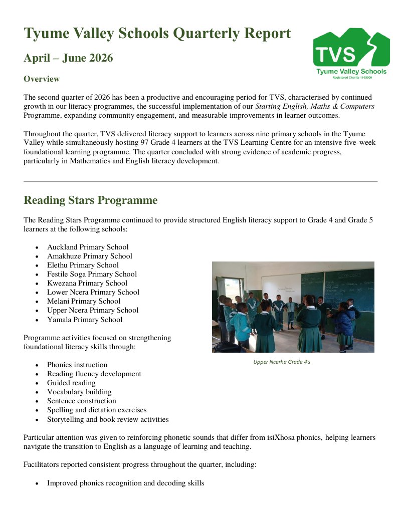 TVS 2Qtr26 Newsletter Cover